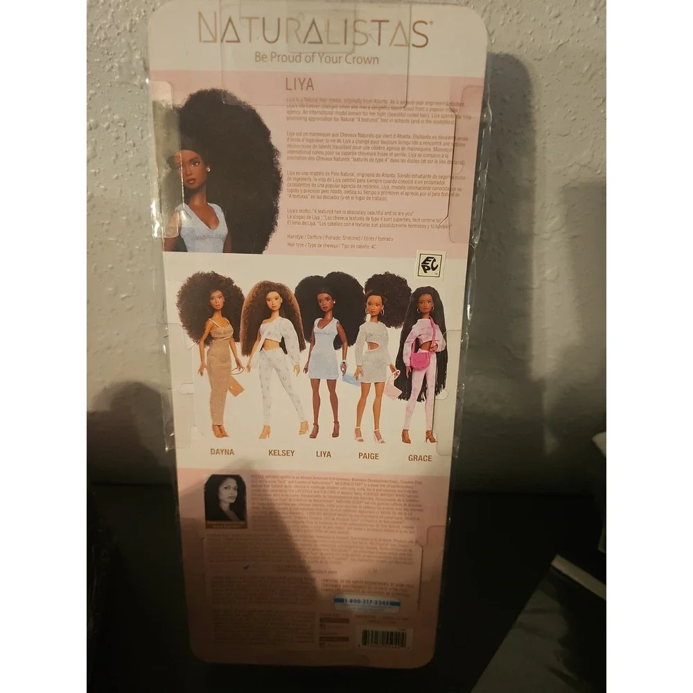 Naturalistas I'm Liya African American Fashion Doll with Accessories New 2022